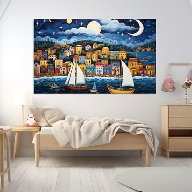 Naïve Seaside Painting